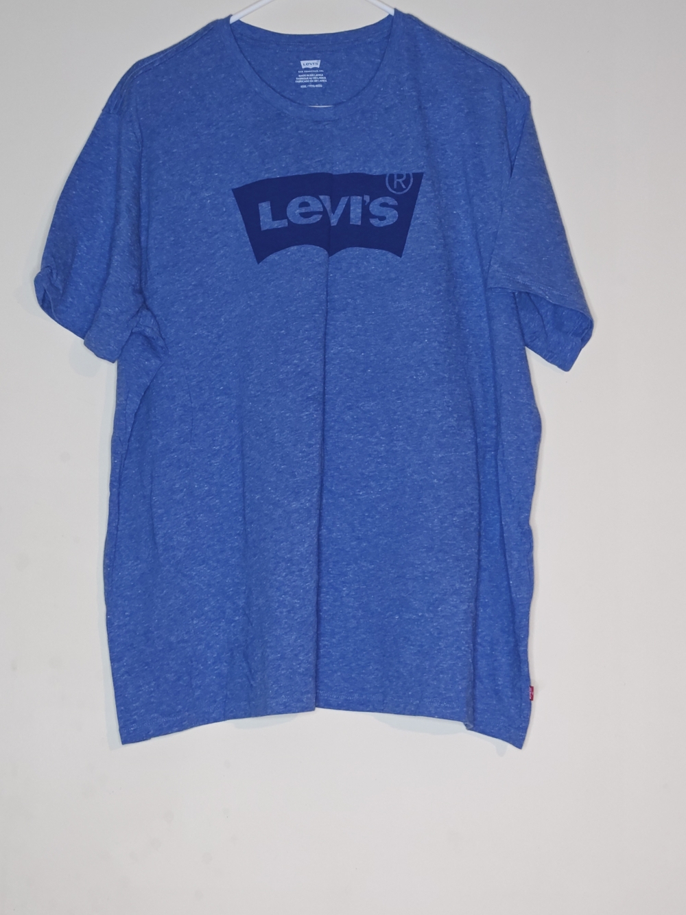 Levi's Men's Blue Logo Crew Neck T-Shirt XXXL